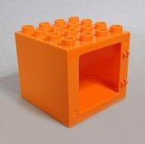 画像: 6020660,6097823【Orange】デュプロ 4x4x3窓枠 1個