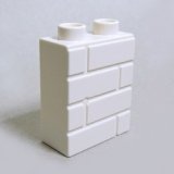 画像: 6167545【White】デュプロ 1x2x2レンガブリック 1個