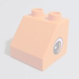 画像: 6033143【Orange】デュプロ 2x2x1.5スロープ(め,両面プリント) 1個