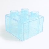 画像: 6257958【Trans-Light Blue】デュプロ 2x2ブリック(ラメ) 1個