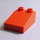 画像: 6469482【Reddish Orange】デュプロ 2x3スロープ 1個