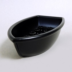 画像1: 6112671【Black】デュプロ 4x7ボート 1個