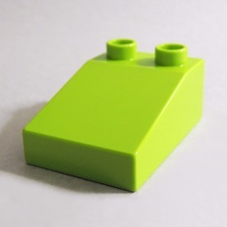 画像1: 6250694【Lime】デュプロ 2x3スロープ 1個