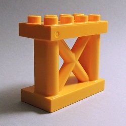 画像1: 6422471【Bright Light Orange】デュプロ 2x4x3柱 1個